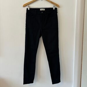 Madewell The Roadtripper Skinny Black Stretch Jeans | Size 28